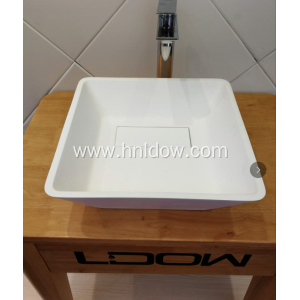 Hot sale pure acrylic counter washbasin for bathroom